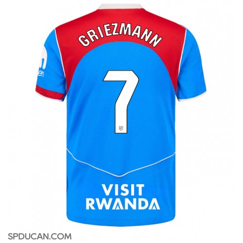 Muški Nogometni Dres Atletico Madrid Antoine Griezmann #7 Rezervni 2025-26 Kratak Rukav